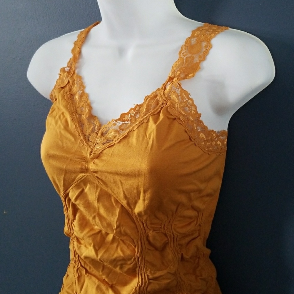 YELLOW tank top szS